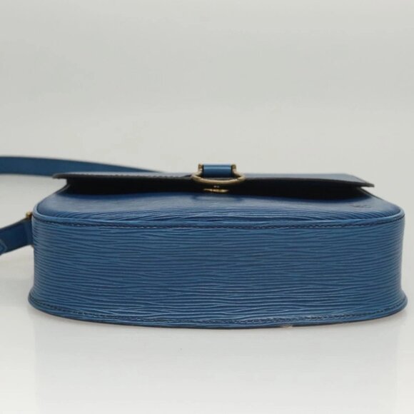 LOUIS VUITTON Epi Saint Cloud GM Shoulder Bag Toledo Blue M52195 LV Auth BA1445 - Picture 7 of 16